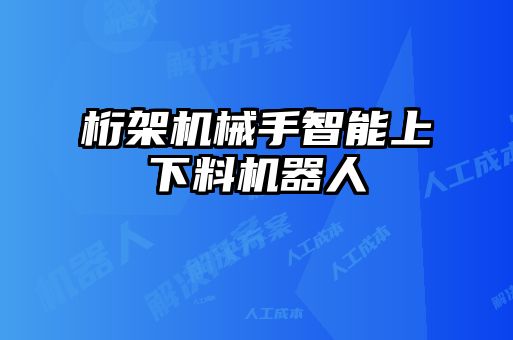 桁架機(jī)械手智能上下料機(jī)器人