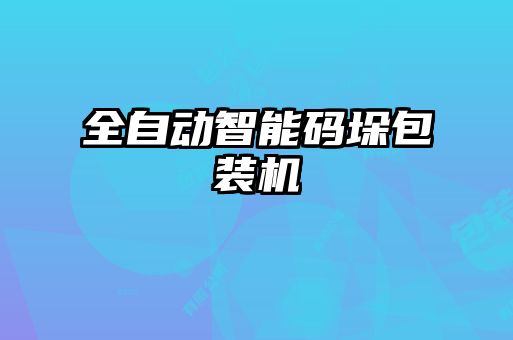 全自動(dòng)智能碼垛包裝機(jī)