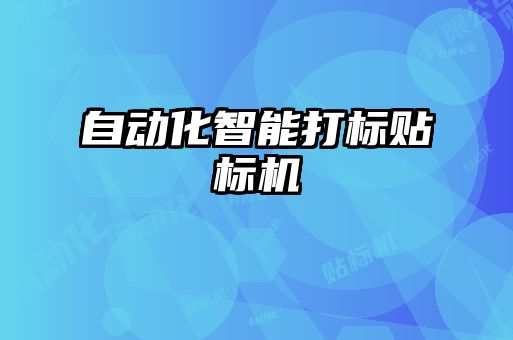 自動化智能打標(biāo)貼標(biāo)機