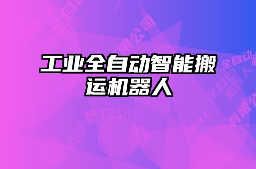 工業(yè)全自動智能搬運(yùn)機(jī)器人