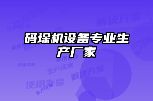碼垛機(jī)設(shè)備專(zhuān)業(yè)生產(chǎn)廠(chǎng)家