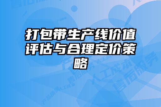 打包帶生產(chǎn)線價(jià)值評(píng)估與合理定價(jià)策略