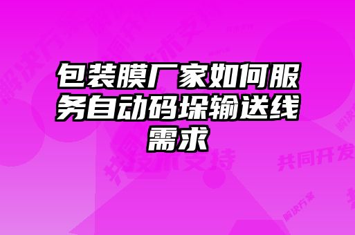 包裝膜廠家如何服務(wù)自動(dòng)碼垛輸送線需求