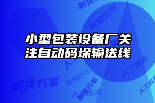 小型包裝設(shè)備廠關(guān)注自動(dòng)碼垛輸送線